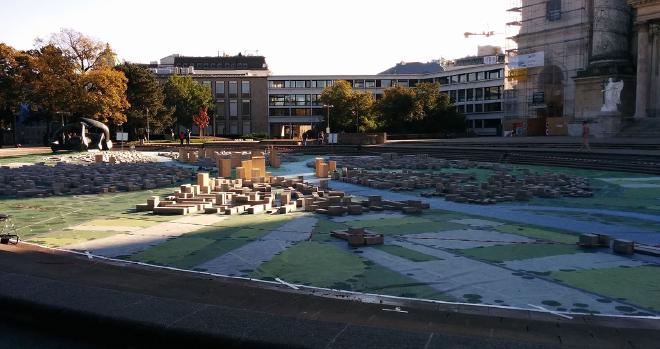 Karlsplatz art installation