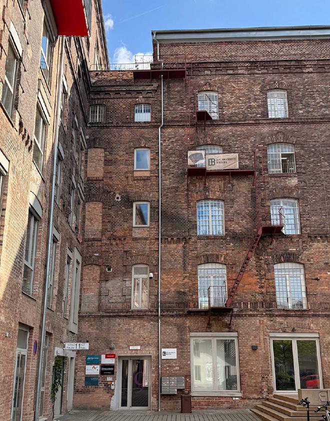 Brick Building in the Ankerbrot Fabrik area
