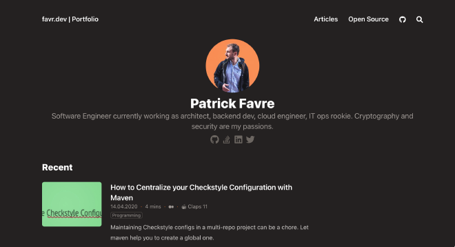 Screenshot Website